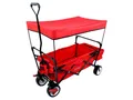 Produktbild: FUXTEC Bollerwagen FX-CT350, inkl. Sonnen-/Regendach, 75 kg Belastbarkeit, faltbar, kippsicher