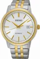Produktbild: Seiko Herrenuhr analog Automatikwerk mit Edelstahl mit Goldauflagearmband SRPH92