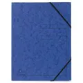 Produktbild: Exacompta Sammelmappe - A4, 355 g/qm, Gummizug, blau