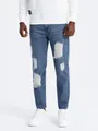 Produktbild: OMBRE Destroyed-Jeans Herren TAPERED FIT Denim-Hose
