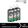 Produktbild: Sonax LederPflege Lotion Lederreiniger 3x250 ML