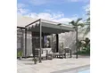 Produktbild: Outsunny Pergola mit Schiebedach, (Pavillon, 1-tlg., Terrassenüberdachung), für Garten, Balkon, Grau