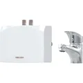 Produktbild: Stiebel Eltron DNM 3+MAE-W Mini-Durchlauferhitzer+Einhebelmischer nur fürs Handwaschbecken, 3,5 kW, mit Stecker (205970)