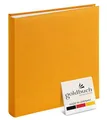 Produktbild: goldbuch 24705 Fotoalbum, Summertime, 25 x 25 cm, Fotobuch mit 60 weiße Seiten & Pergamin Trennblättern, Foto Album aus Leinen, Erinnerungsalbum, Gelb