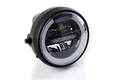 Produktbild: Puig 1944N LED-Scheinwerfer Lumen für Motorräder im Neoretro-Stil mit moderner Lichttechnologie, Schwarz
