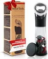 Produktbild: wortek Flaschenöffner mit Auffangbehälter Bieröffner Geschenke für Männer Weihnachtsgeschenke für Männer Geschenke Kleinigkeit Wichtelgeschenk für Männer Geschenke für Papa Geschenk Weihnachten
