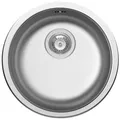 Produktbild: Pyramis Edelstahlspüle CR, rund, 45/45 cm