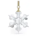 Produktbild: Swarovski Little Snowflake Ornament, Schneeflocke mit Prachtvollem Lamé-Band und Klarem Swarovski Kristall