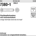 Produktbild: Flachkopfschraube ISO 7380-1 Innen-6kt M8x 16 010.9 200 Stück