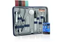 Produktbild: marQus Maniküre-Pediküre-Set 12 Teile in Echt Leder Etui handlich und weich, 12-tlg., Komplett Kit mit allem für die Hand- und Fußpflege, Nagelset