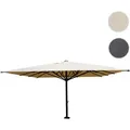 Produktbild: Gastronomie-Luxus-Sonnenschirm HWC-D20, XXL-Schirm Marktschirm, 5x5m (Ø7,2m) Polyester/Alu 90kg ~ creme