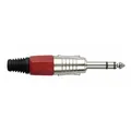 Produktbild: DAP-Audio DAP 6.3mm Jackplug stereo, Nickel housing, rot
