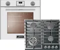 Produktbild: Kaiser Küchengeräte Gasherd-Set EG 6374 W + KCG 6383/4, mit 1-fach-Teleskopauszug, Einbau-Backofen 60cm in Weiß+Gas-Kochfeld 60 cm