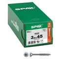 Produktbild: SPAX Universalschrauben T20 Senkkopf WIROX 0191010350455 3,5 mm x 45 mm, 1.000 St.
