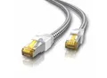 Produktbild: Primewire Patchkabel CAT 7 Rohkabel mit Baumwollummantelung - Gigabit Ethernet LAN Kabel - 10 Gbit/s - S/FTP PIMF Schirmung - Netzwerkkabel - 20m
