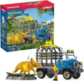 Produktbild: SCHLEICH Dinosaurs | Dinosaurier Truck Mission 42565 | Spielset mit Dino Figur, Ranger, Truck und viel Zubehör | tolles Geschenk für Kinder | Dinosaurier Spielzeug ab 4 Jahren | Set aus 43 Teilen