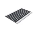 Produktbild: Floordirekt Fußmatte Alu-Türmatte Elegant Mat Aluprofile+Textil-Rips, 2 Größen, Höhe: 12 mm