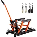 Produktbild: VEVOR Hydraulischer Motorradheber 700 kg Belastbar Motorrad Heber Motorradhebebühne Montagebock Motorrad, Einstellbare 120-385 mm Montagebock Moto...
