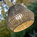 Produktbild: New Garden CONTA LED Akku-Hängeleuchte mit Fernbedienung, USB IP54 - aus recyceltem PVC