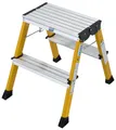 Produktbild: Krause Aluminium-Klapptritt MONTO Rolly gelb 2,45 m