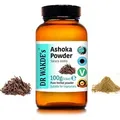 Produktbild: DR WAKDE'S Ashoka Pulver (Saraca asoka) - 100 g (3,5 Unzen) | Rein, Raw & Getrocknetes Pulver | Ayurveda-Kräuter | Vegan | Nichts hinzugefügt, ni...