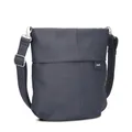 Produktbild: Zwei Damen Handtasche Mademoiselle.M M90 Umhängetasche 6 Liter klassische Crossbody Bag, weiches Kunstleder, Schulter-Tasche inklusive zweitem kurzen Gurt (nubuk-ink)