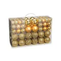 Produktbild: Weihnachtskugel-Set aus Kunststoff 100er Set Christbaumschuck verschiedene Größe