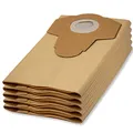 Produktbild: 5 Original Parkside Lidl Staubsaugerbeutel für Nass-Trocken-Sauger PNTS 1250, 1250/9, PNTS 1300 A1, B2, C3, D3, E4, F5, PWD 12 A1, PAS 500 D3