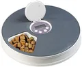 Produktbild: infactory Fressnapf: Zeitgesteuerter 6-Fach-Katzen- & Hunde-Futterspender, LCD-Display (Katzenfutterautomat, Futterautomat zeitgesteuert, Hund)