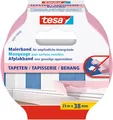 Produktbild: tesa Malerband für Tapeten Kreppband Leides abrollen fuer innen