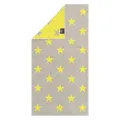 Produktbild: Cawö NEW STARS Handtuch Duschtuch Baumwolle Grau Neongelb Sterne 50 x 100 cm