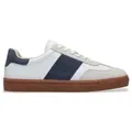 Produktbild: Timberland für Herren. TB0A43GGAFY1 Lisbon Street Weiß, blaue Leder-Turnschuhe (41), Wohnung, Schnürsenkel, Lässig