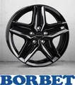 Produktbild: 4x Borbet CWZ 7,5X18 5/120 ET53 Black Glossy