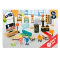 Produktbild: Kleiner Fuß Holz Dollhouse Möbel Modernes Set, 31dlg.