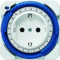 Produktbild: Steckdosen-Zeitschaltuhr TIMER 26 weiß, Analoge Schaltuhr für Schutzkontakt-Steckdosen