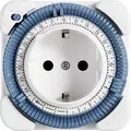 Produktbild: Theben 0260030 theben-timer 26 Analoge Zeitschaltuhr für den Innenbereich,1 Kanal, Steckdosen-Schaltuhr, Zeitprogrammstecker, bis zu 400 W LED Schaltleistung, Schaltzustandsanzeige