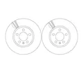 Produktbild: 2x TRW DF6964 Bremsscheibe 276mm für VW Polo Skoda Fabia IV Seat Ibiza V Audi A1