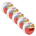 Produktbild: tesa Isolierband im 5er Pack- Selbstklebendes Isolierband, hitzebeständig - Zum Isolieren, Reparieren und Bündeln - 5x 10 m : 15mm - Weiß