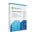 Produktbild: Microsoft 365 Business Standard |1 Nutzer, 5 PCs/Macs, 5 Tablets und 5 mobile Geräte | 1 Jahresabonnement | Box