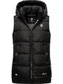 Produktbild: MARIKOO Damen warme Winter Steppweste mit Kapuze Zarinaa Black Gr. XS