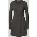 Produktbild: Only Strickkleid aus Viskose-Mix Modell 'FIA' in Anthrazit, Größe S