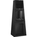 Produktbild: Tectake Elektrokamin Soleil 2 Leistungsstufen Mit 900 W und 1800 W Mit Holz  und Glutimitation Sowie 3D Flammeneffekt  50 x 35 x 150 cm Schwarz