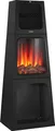 Produktbild: Elektrokamin Soleil, 2 Heizstufen, Thermostat, Flammeneffekt - schwarz