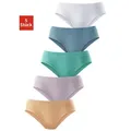Produktbild: Hüftslip PETITE FLEUR, Damen, Gr. 52, bunt (pastell), Obermaterial: 95% Baumwolle, 5% Elasthan, unifarben, körpernah, Unterhosen, aus elastischer Baumwoll-Qualität