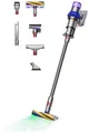 Produktbild: Dyson® V15 Detect Fluffy 2 in 1 Akku Staubsauger 676575-01 nickel blau NEU+OVP