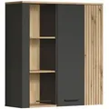 Produktbild: Trendteam Vitrine, Anthrazit, Holzwerkstoff, 90x99x34 cm, Wohnzimmer, Wohnwände, Vitrinenschränke