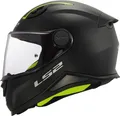 Produktbild: Kinder Motorradhelm LS2 FF812 Kid Solid Matt Schwarz Gr. S - Schwarz Gelb Matt