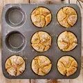 Produktbild: Brötchen 9er Frühstücksemmeln Backblech Backform 32 cm