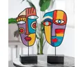 Produktbild: MF Skulptur 2-er Set Skulptur Gesicht 