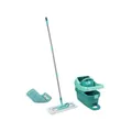 Produktbild: Leifheit AG Leifheit Profi XL Mobile Bodenwischer Set, 4-teilig, Praktisches Wischset für eine gründliche Reinigung aller Hartböden, 1 Set = 1 Bodenwischer, 1 Mopp-Presse, 2 Wischbezüge 55168